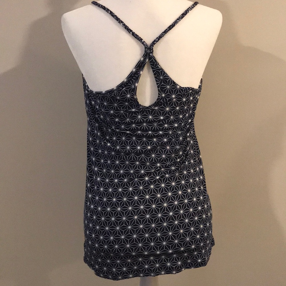 Blue and White Tart Tank Top - Picture 2 of 7
